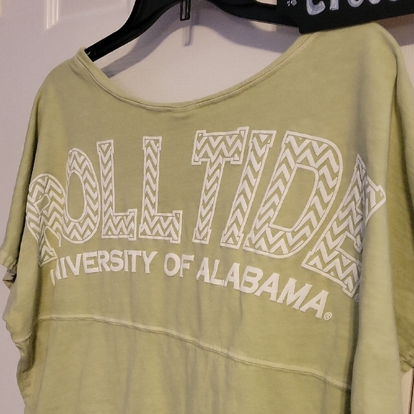 Venley Alabama Green Short Sleeve T-Shirt XL White Roll Tide Elephant - Picture 3 of 7